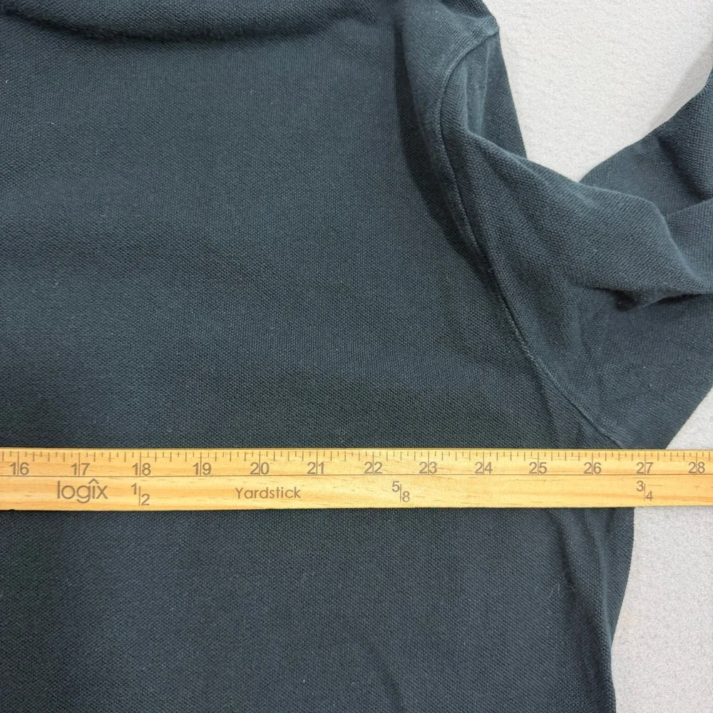 Vintage Polo Ralph Lauren Shirt Mens XXL Black Long Sleeve Pony Logo Pique Rugby